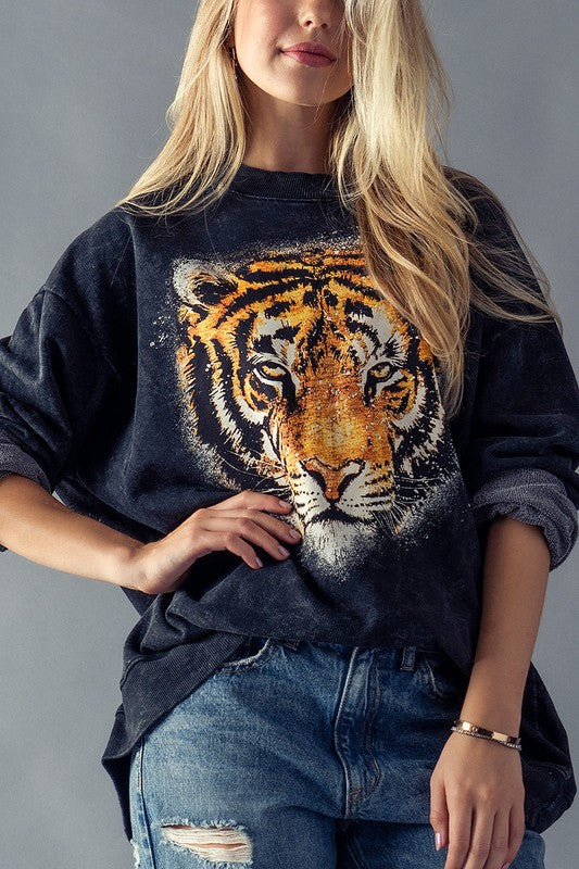 Tiger clearance sweatshirt womens