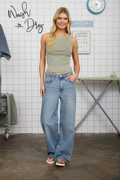Aced Wash Olive Tank