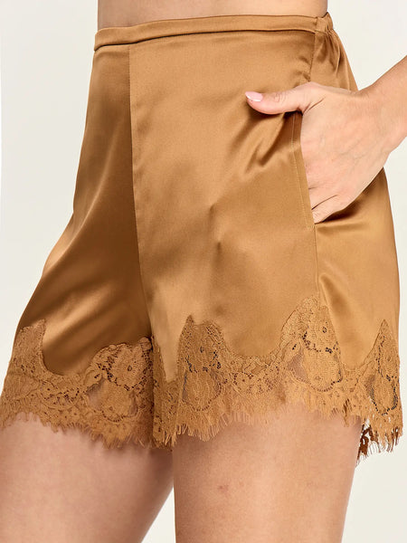 Shea Lace & Satin Shorts