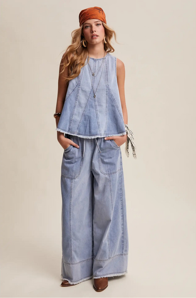 Cloud Wash Denim Set