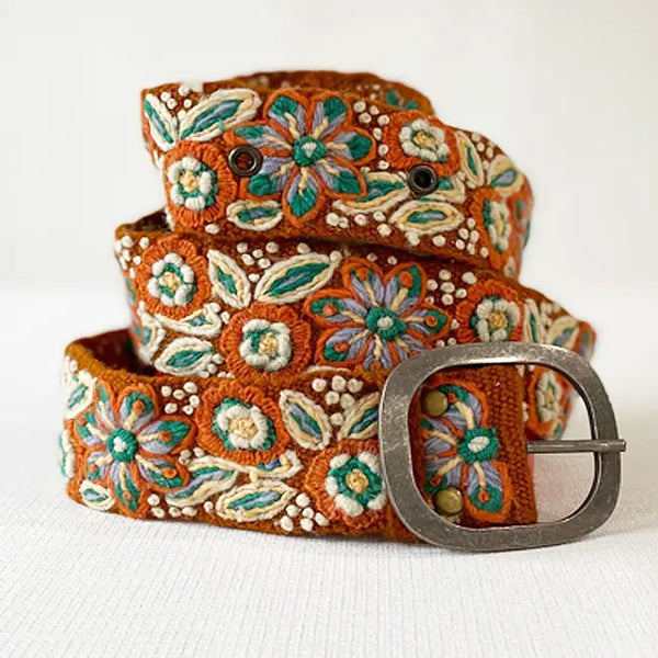 Embroidered Wool Belts