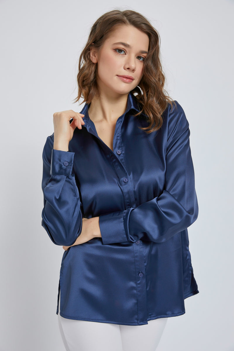 Mavis Satin Blouse – Hippie-Ki-Yay Boutique