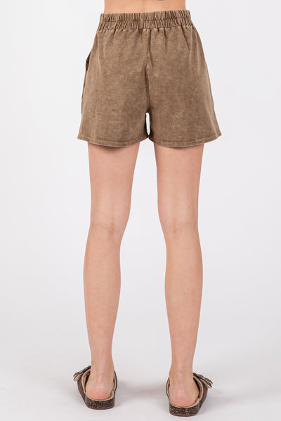 Emmy Mineral Wash Shorts