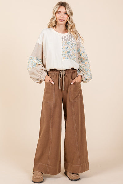 Cocoa Mineral Wash Pants