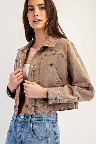 Hazelnut Denim Jacket