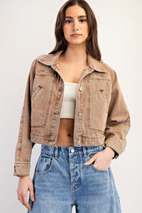 Hazelnut Denim Jacket