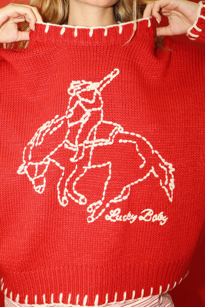 Lucky Baby Cowboy Sweater