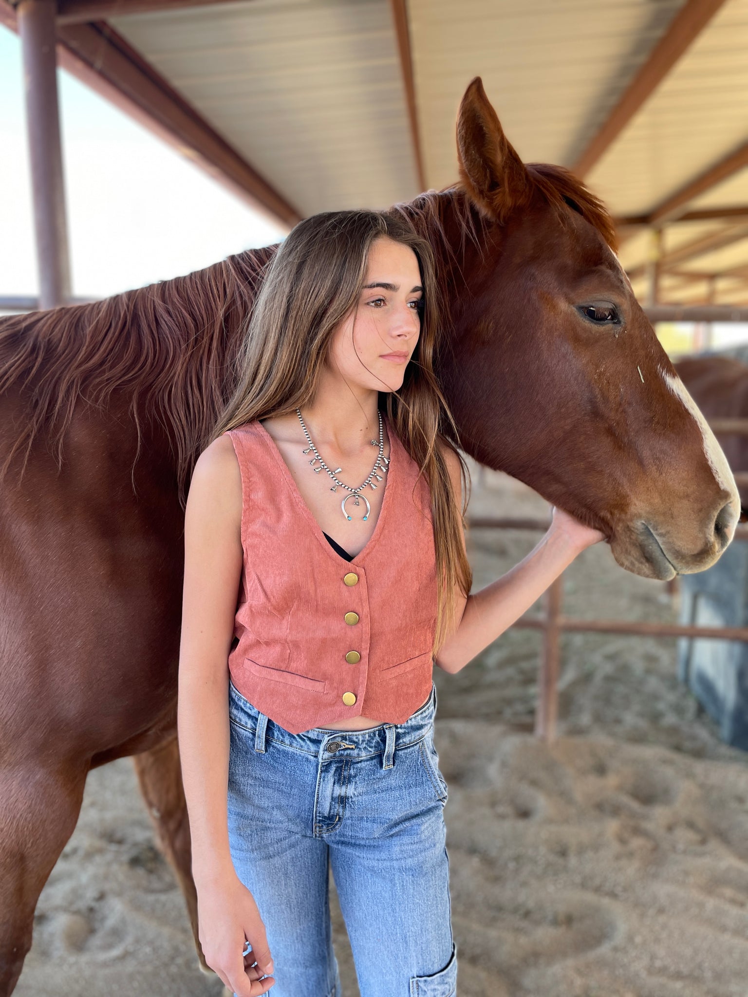 Baby Corduroy Cropped Vest