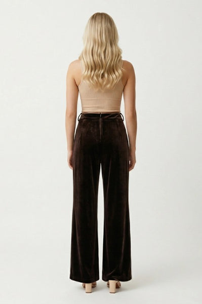 Cocoa Velvet Trousers