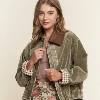 Washed Corduroy Jacket