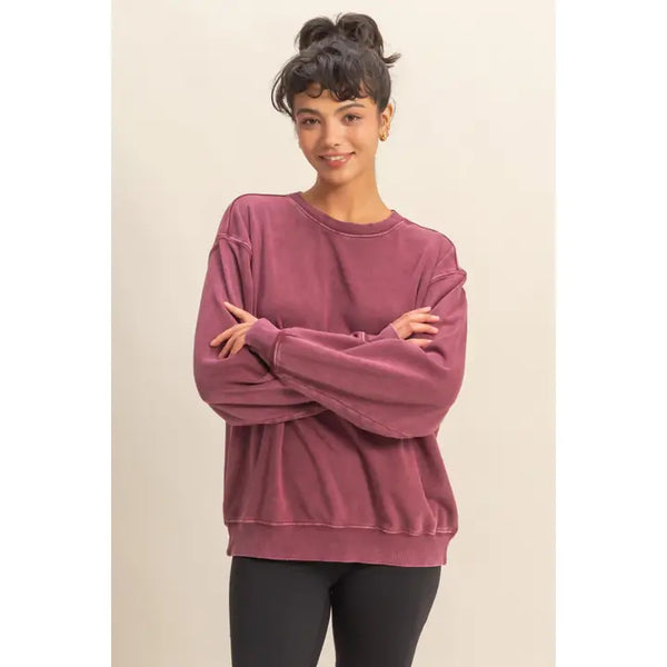 Dark Cherry Sweatshirt