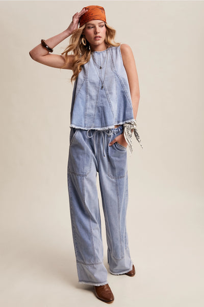 Cloud Wash Denim Set