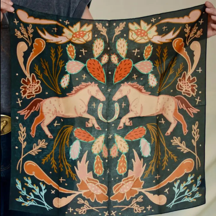 Wild Prairie Ponies Wild Rag