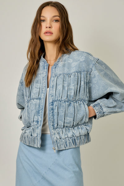 Denim Bomber Jacket