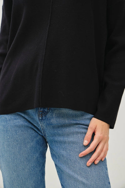 Black Relaxed Sweater