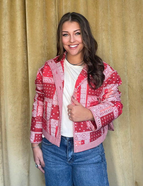 Bandana Quilted Jacket
