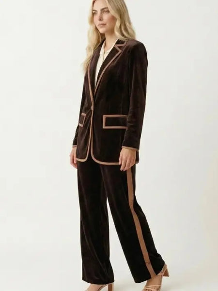 Cocoa Velvet Trousers