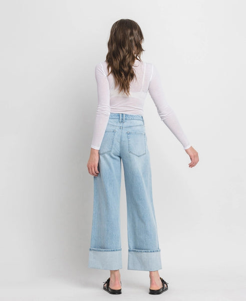 Cuffed Baggy Jeans