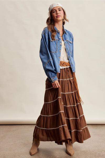 Sally Jo Denim Shacket