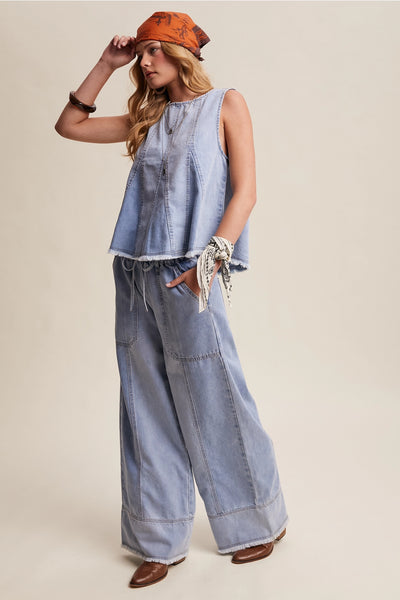 Cloud Wash Denim Set