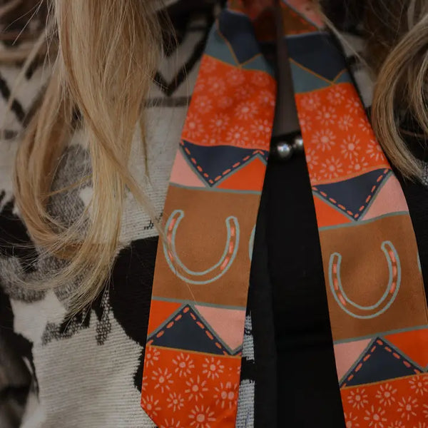 Frontier Bound Quilted Silk Twilly