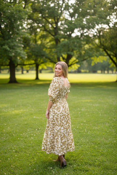 Farrah Floral Midi Dress