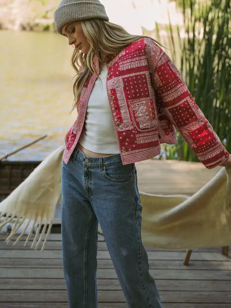 Bandana Quilted Jacket