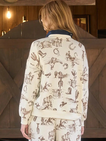 Warren Western Knit Top