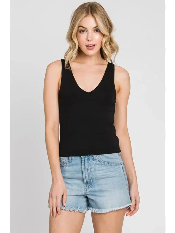 Black Double Layer Tank