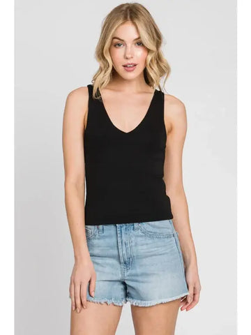 Black Double Layer Tank