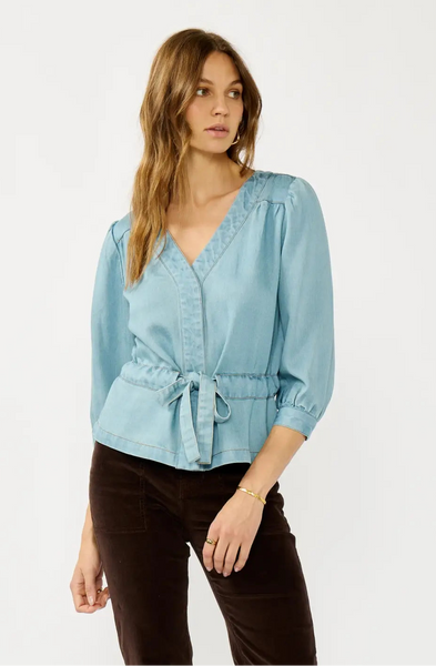 Hepburn Denim Top
