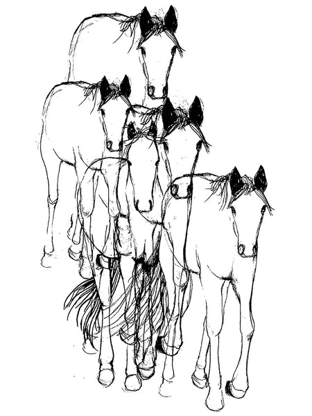 Horse Herd Graphic Tee