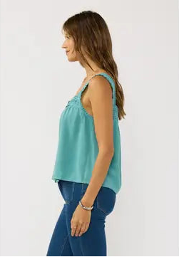 Dobie Pintuck Teal Tank