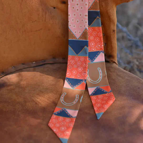 Frontier Bound Quilted Silk Twilly