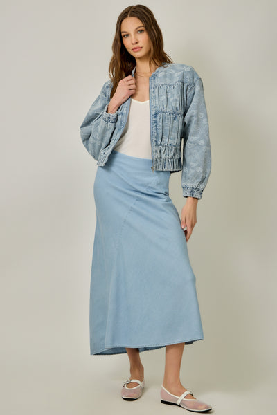 Denim Bomber Jacket