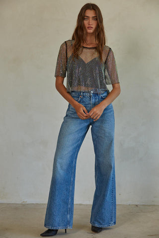 Bellamy Rhinestone Top