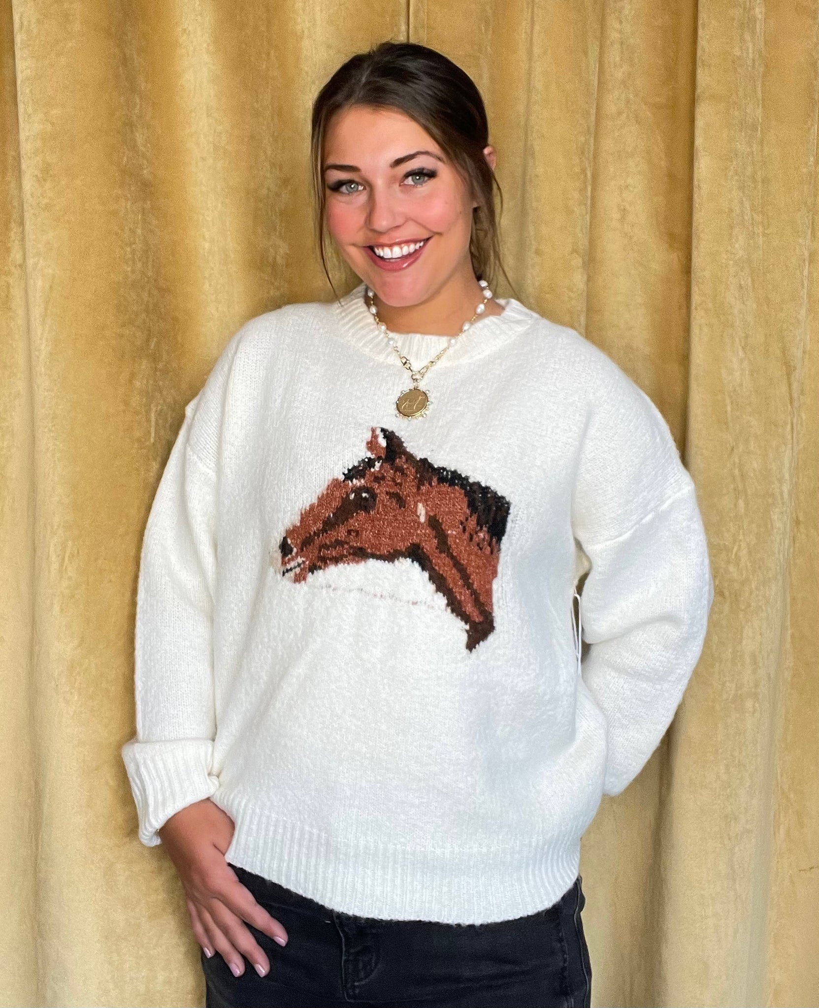 Bay Horse Sweater