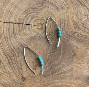 Hope Turquoise Bead Earrings