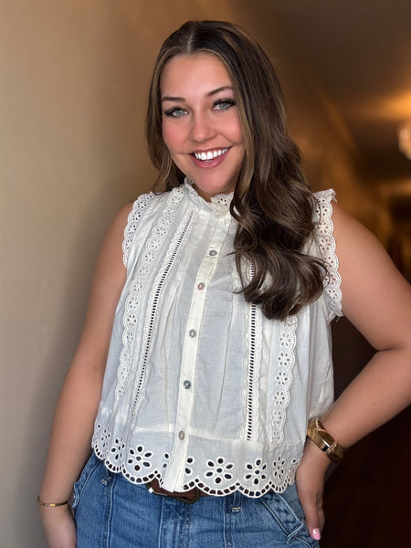 Tracey Eyelet Blouse