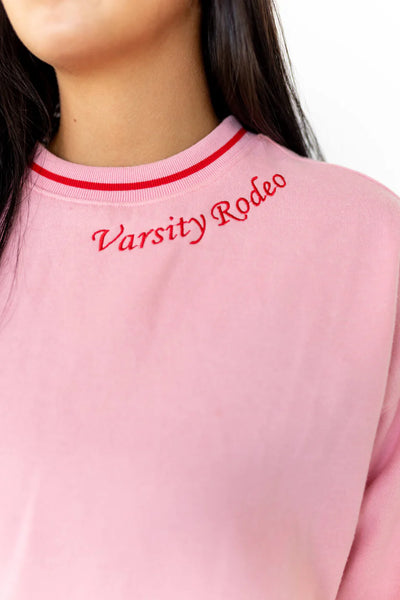 Pink Ladies Western Sweatshirt