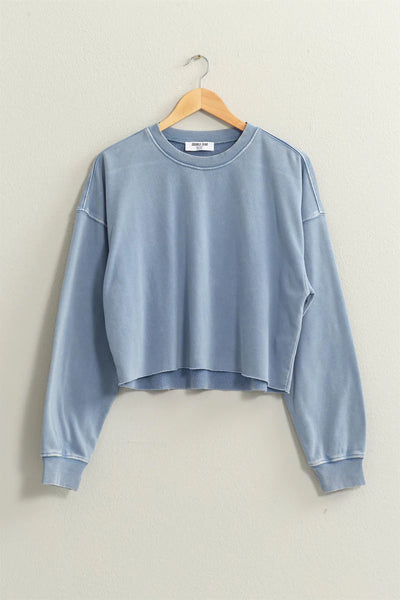 Cropped Crewneck Sweatshirt