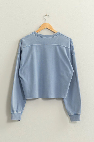 Cropped Crewneck Sweatshirt