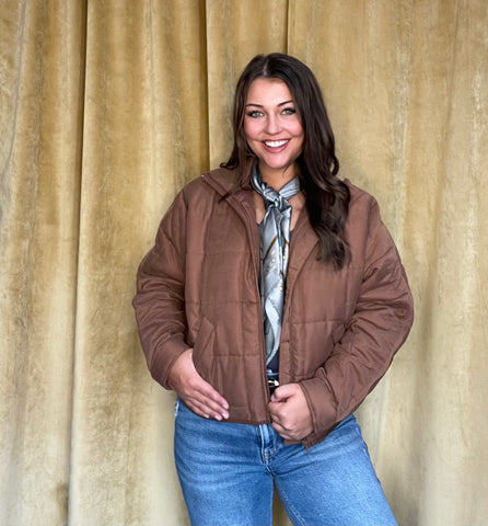 Brown Puffer Jacket
