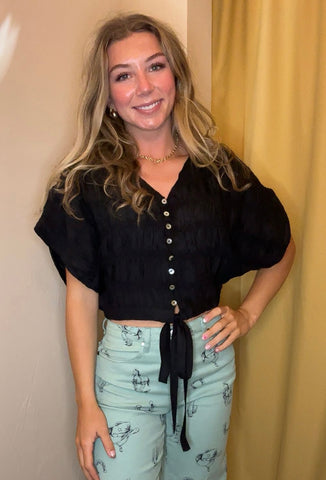 Marlene Smocked Blouse