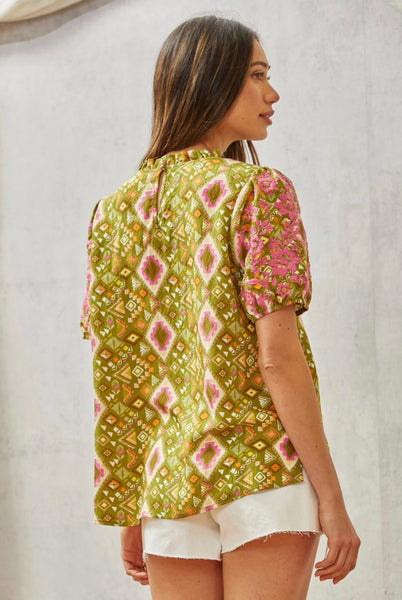 Kallie Embroidered Blouse