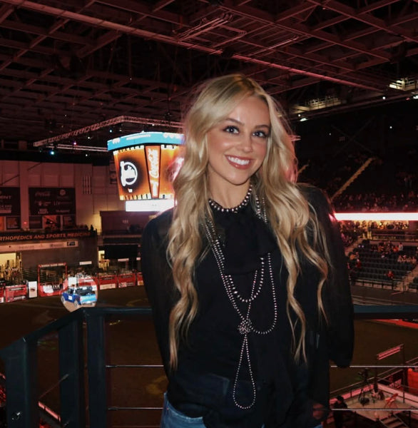 Houston Sheer Black Blouse