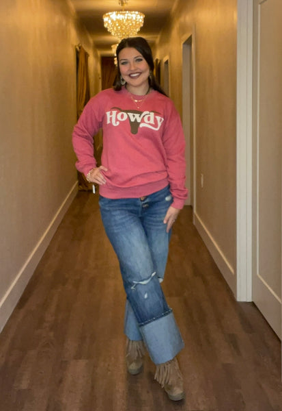 Howdy Graphic Sweatshirt