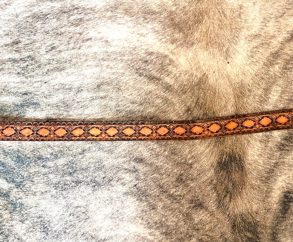 Vintage Tooled Belt
