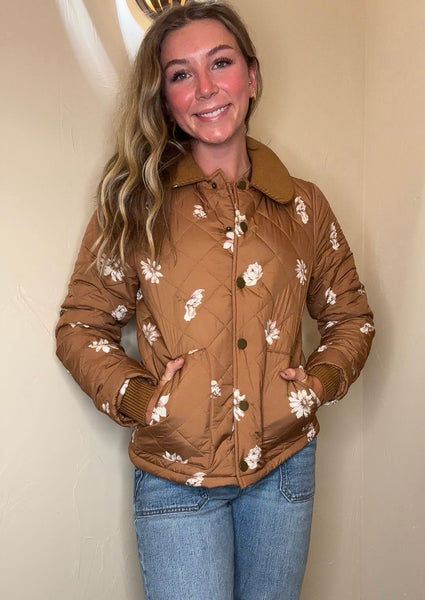 Floral Quilted Jacket
