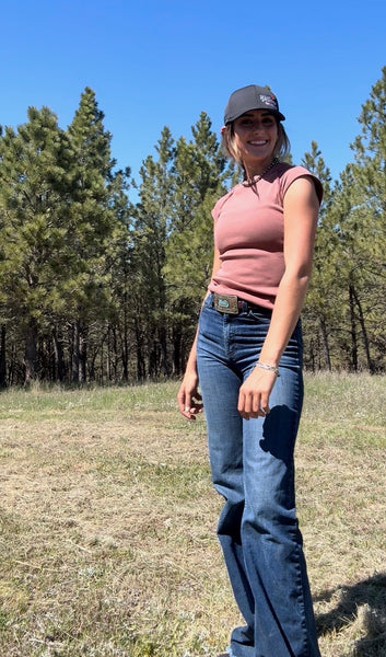 Terracotta Knit Top